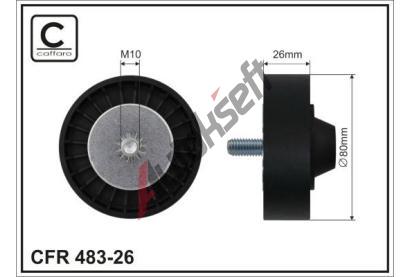 CAFFARO Vratn / vodic kladka drkovho klnovho emenu CFR 483-26, 483-26