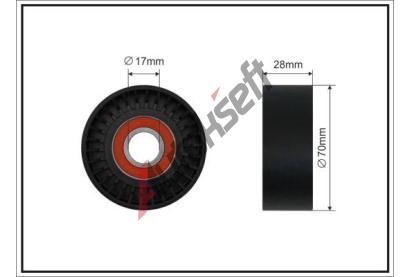 CAFFARO Nap�nac� kladka dr�kov�ho kl�nov�ho �emenu CFR 500027, 500027