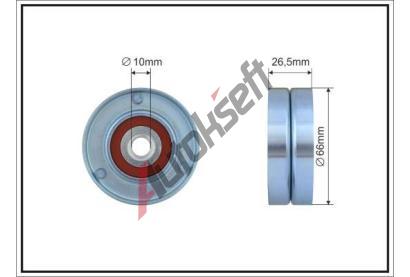 CAFFARO Vratn� / vodic� kladka dr�kov�ho kl�nov�ho �emenu CFR 500051, 500051