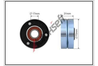 CAFFARO Napínací kladka drážkového klínového řemenu CFR 500067, 500067 CAFFARO Napínací kladka drážkového klínového řemenu CFR 500067, 500067