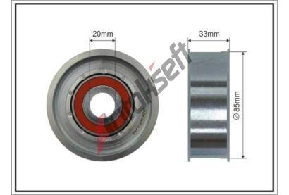 CAFFARO Vratn� / vodic� kladka dr�kov�ho kl�nov�ho �emenu CFR 500100, 500100