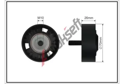 CAFFARO Vratn� / vodic� kladka dr�kov�ho kl�nov�ho �emenu CFR 500189 SC, 500189 SC