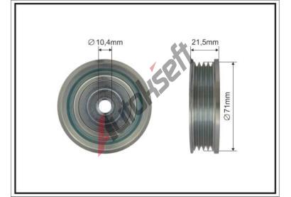 CAFFARO Nap�nac� kladka dr�kov�ho kl�nov�ho �emenu CFR 500208, 500208