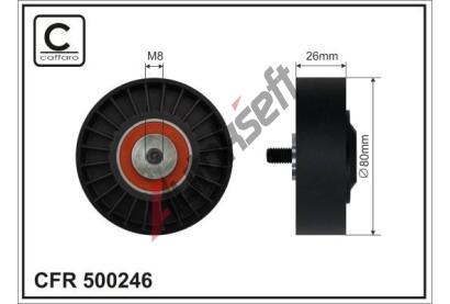 CAFFARO Nap�nac� kladka dr�kov�ho kl�nov�ho �emenu CFR 500246, 500246