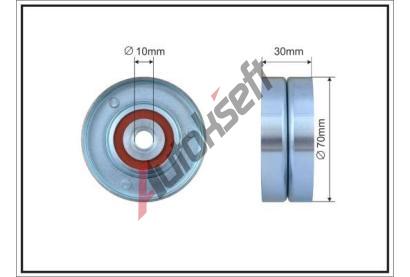 CAFFARO Vratná / vodicí kladka drážkového klínového řemenu CFR 500325, 500325 CAFFARO Vratná / vodicí kladka drážkového klínového řemenu CFR 500325, 500325