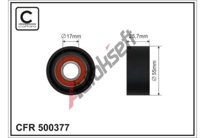 CAFFARO Napínací kladka drážkového klínového řemenu CFR 500377, 500377 CAFFARO Napínací kladka drážkového klínového řemenu CFR 500377, 500377