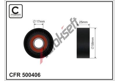 CAFFARO Napnac kladka drkovho klnovho emenu CFR 500406, 500406