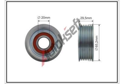 CAFFARO Vratná / vodicí kladka drážkového klínového řemenu CFR 500410, 500410 CAFFARO Vratná / vodicí kladka drážkového klínového řemenu CFR 500410, 500410