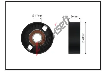 CAFFARO Nap�nac� kladka dr�kov�ho kl�nov�ho �emenu CFR 500435 SC, 500435 SC