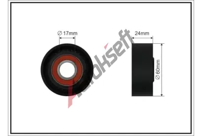 CAFFARO Napínací kladka drážkového klínového řemenu CFR 500562, 500562 CAFFARO Napínací kladka drážkového klínového řemenu CFR 500562, 500562