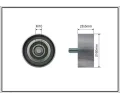 Vratn� / vodic� kladka dr�kov�ho kl�nov�ho �emenu&nbsp;CAFFARO&nbsp;&dash;&nbsp;CFR 500685