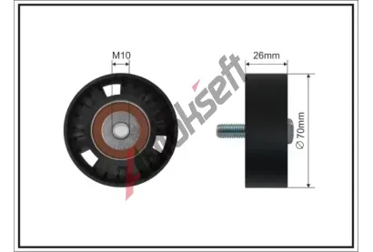 CAFFARO Vratn� / vodic� kladka dr�kov�ho kl�nov�ho �emenu CFR 60-05 SC, 60-05 SC