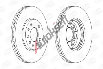 CHAMPION Brzdový kotouč - 280 mm CH 562070CH, 562070CH CHAMPION Brzdový kotouč - 280 mm CH 562070CH, 562070CH