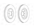 CHAMPION Brzdov� kotou� - 283 mm CH 562129CH, 562129CH