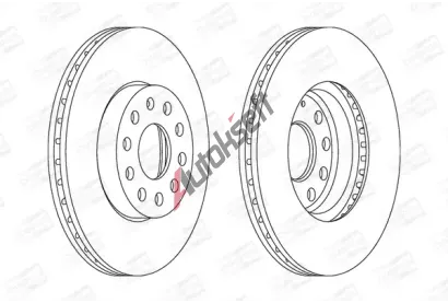 CHAMPION Brzdový kotouč - 288 mm CH 562235CH, 562235CH CHAMPION Brzdový kotouč - 288 mm CH 562235CH, 562235CH