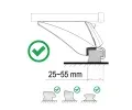 Compass P���n� nosn�k zamykac� hlin�kov� 135cm ALU-INTEGRAL T�V CMP 02316, 02316