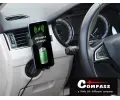 Compass Držák telefonu LUKE-V bezdrátové nabíjení 10W silver CMP 06295, 06295