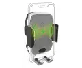 Compass Držák telefonu LUKE-X bezdrátové nabíjení 10W silver CMP 06301, 06301