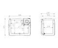 Compass Chladící box FREEZE kompresor 40l 230/24/12V -20°C APP CMP 07084, 07084
