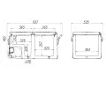 Compass Chladící box ICE BOX DUO kompresor 75l 230/24/12V -20°C APP CMP 07099, 07099