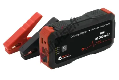 Compass Powerbanka s funkcí JUMP STARTER 20.000mAh 2000A CMP 07164, 07164 Compass Powerbanka s funkcí JUMP STARTER 20.000mAh 2000A CMP 07164, 07164