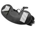 Compass Ventilátor MITCHELL DUO 2x130mm 12V na palubní desku s teploměrem CMP 07224, 07224