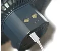 Compass Ventilátor SILENT 210mm AKU nabíjecí 2000mAh s osvětlením klips CMP 07230, 07230
