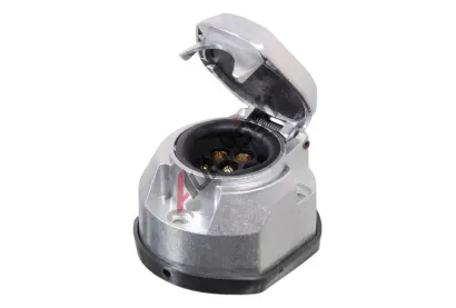 Compass Zásuvka tažného zařízení 7 pólů ALU s těsněním CMP 07451, 07451 Compass Zásuvka tažného zařízení 7 pólů ALU s těsněním CMP 07451, 07451