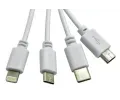 Compass Nab�je�ka telefonu 12V 2,1A (Iphone, miniUSB, microUSB, USB-C) CMP 07680, 07680