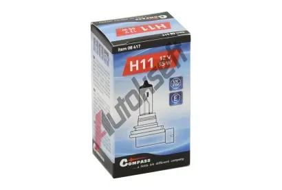 Compass Žárovka 12V H11 55W PGJ19-2 box CMP 08417, 08417 Compass Žárovka 12V H11 55W PGJ19-2 box CMP 08417, 08417