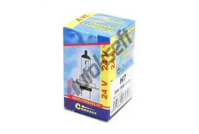 Compass Žárovka 24V H7 70W PX26d box CMP 08462, 08462 Compass Žárovka 24V H7 70W PX26d box CMP 08462, 08462