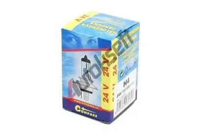 Compass Žárovka 24V H4 75/70W P43t box CMP 08465, 08465 Compass Žárovka 24V H4 75/70W P43t box CMP 08465, 08465