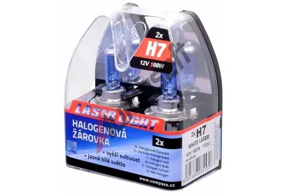 Compass ��rovka 12V H7 100W PX26d WHITE LASER 2ks CMP 08553, 08553