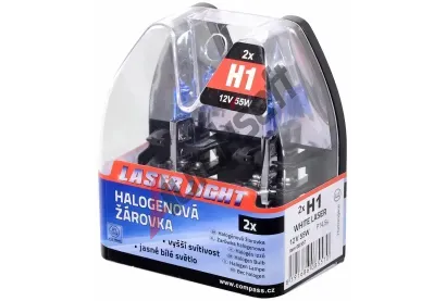 Compass Žárovka 12V H1 55W P14,5s WHITE LASER 2ks CMP 08557, 08557 Compass Žárovka 12V H1 55W P14,5s WHITE LASER 2ks CMP 08557, 08557