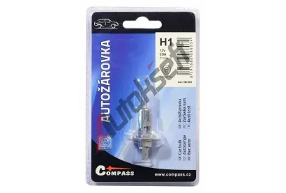 Compass Žárovka 12V H1 55W P14,5s blister 1ks CMP 08603, 08603 Compass Žárovka 12V H1 55W P14,5s blister 1ks CMP 08603, 08603