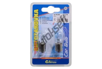 Compass ��rovka 12V P21W 21W Ba15s blister 2ks CMP 08646, 08646