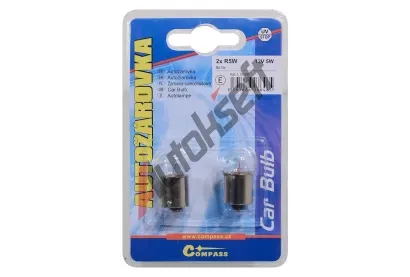 Compass ��rovka 12V R5W 5W Ba15s blister 2ks CMP 08648, 08648