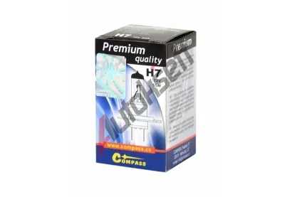 Compass Žárovka 12V H7 PREMIUM 55W PX26d box CMP 08700, 08700 Compass Žárovka 12V H7 PREMIUM 55W PX26d box CMP 08700, 08700