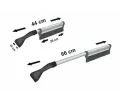 Compass Škrabka s košťátkem ALU teleskopická 44 - 66cm CMP 10312, 10312