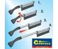 Compass Škrabka s košťátkem ALU teleskopická 44 - 66cm CMP 10312, 10312