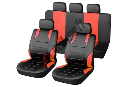 Compass Potahy sedadel sada 9ks SPORT �erven� AIRBAG CMP 31676, 31676