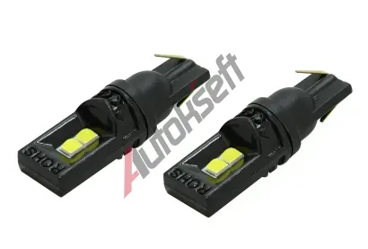Compass Žárovka 4LED 3030 12V T10 s rezistorem CAN-BUS ready bílá 2ks CMP 33780, 33780 Compass Žárovka 4LED 3030 12V T10 s rezistorem CAN-BUS ready bílá 2ks CMP 33780, 33780