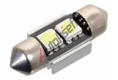 Compass Žárovka 2 SMD LED 12V suf. SV8.5 32mm s rezistorem CAN-BUS ready bílá CMP 33802, 33802 Compass Žárovka 2 SMD LED 12V suf. SV8.5 32mm s rezistorem CAN-BUS ready bílá CMP 33802, 33802
