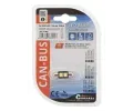 Compass Žárovka 2 SMD LED 12V suf. SV8.5 32mm s rezistorem CAN-BUS ready bílá CMP 33802, 33802