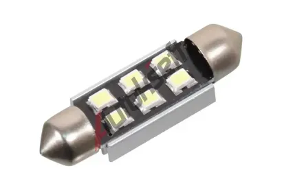 Compass Žárovka 6 SMD LED 12V suf. SV8.5 38mm s rezistorem CAN-BUS bílá CMP 33815, 33815 Compass Žárovka 6 SMD LED 12V suf. SV8.5 38mm s rezistorem CAN-BUS bílá CMP 33815, 33815