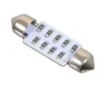 Compass Žárovka 27 SMD LED 12V suf. SV8.5 38mm bílá CMP 33819, 33819