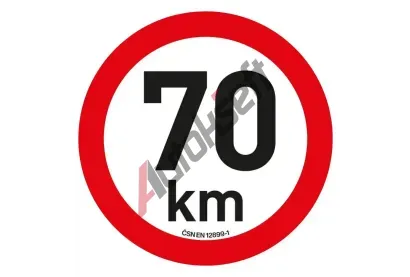 Compass Samolepka omezen� rychlosti 70 km/h reflexn� (200 mm) CMP 34473, 34473