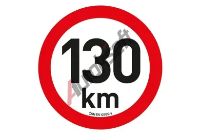 Compass Samolepka omezen� rychlosti 130 km/h reflexn� (200 mm) CMP 34477, 34477
