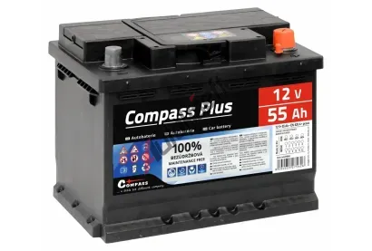 Compass Autobaterie COMPASS PLUS 12V 55Ah 420A CMP am27562, am27562 Compass Autobaterie COMPASS PLUS 12V 55Ah 420A CMP am27562, am27562