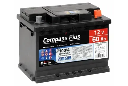 Compass Autobaterie COMPASS PLUS 12V 60Ah 480A CMP am27563, am27563 Compass Autobaterie COMPASS PLUS 12V 60Ah 480A CMP am27563, am27563